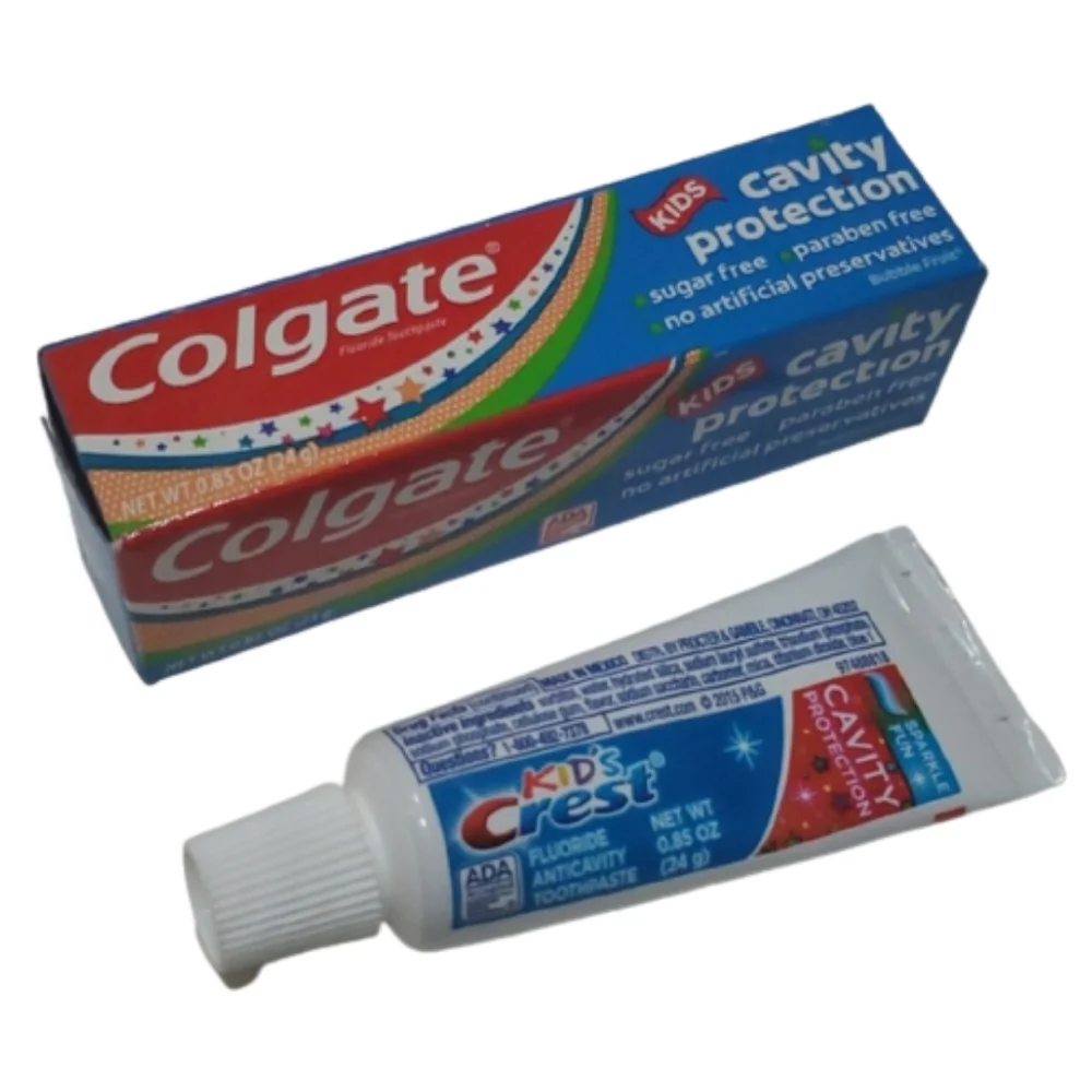 Kids Toothpaste Lot of 2 Travel Size-.85oz